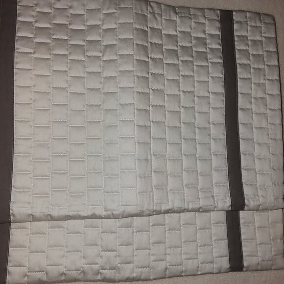 DEA Other - DEA 100% EGYPTIAN QUILTED COTTON BOUDOIR SHAMS IVORY COLOR #15 13x20 ITALY